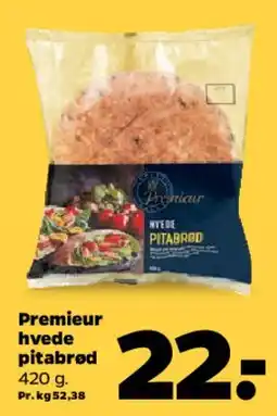 Netto Premieur hvede pitabrød tilbud