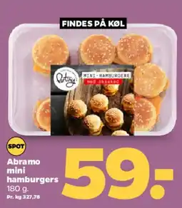 Netto Abramo mini hamburgere tilbud