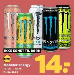 Netto Monster Energy 50 cl tilbud