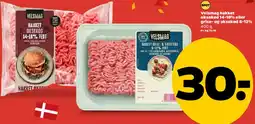 Netto Velsmag hakket oksekød tilbud