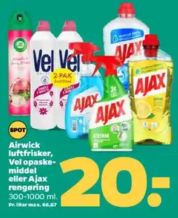 Netto Airwick, Vel eller Ajax rengøringsmidler tilbud