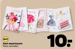 Netto Kort med kuvert tilbud