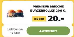 Netto Premier Brioche Burgerboller 200 g tilbud