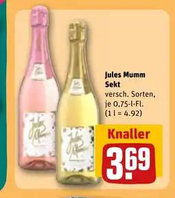 REWE DE Jules Mumm Sekt tilbud
