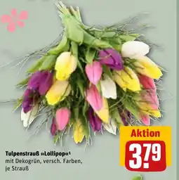 REWE DE Tulpenstrauß Lollipop tilbud