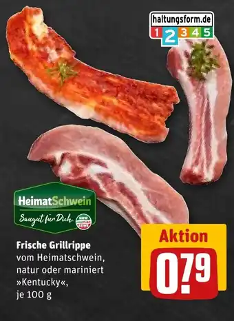 REWE DE Frische Grillrippe tilbud