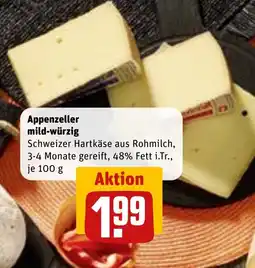 REWE DE Appenzeller mild-würzig tilbud