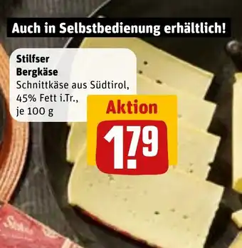 REWE DE Stilfser Bergkäse tilbud
