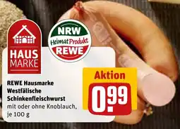REWE DE REWE Hausmarke Westfälische Schinkenfleischwurst tilbud