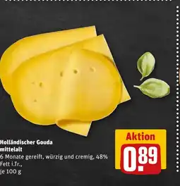REWE DE Holländischer Gouda mittelalt tilbud