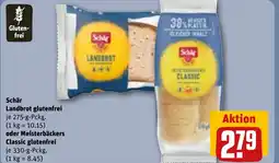 REWE DE Schär Landbrot glutenfrei oder Meisterbäckers Classic glutenfrei tilbud