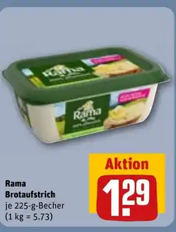 REWE DE Rama Brotaufstrich tilbud