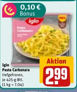 REWE DE Iglo Pasta Carbonara tilbud