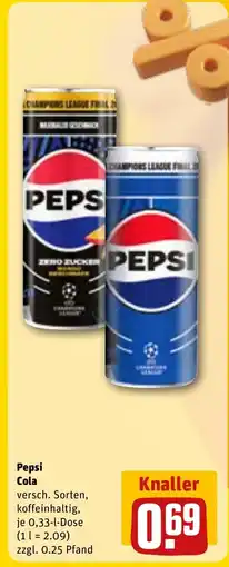 REWE DE Pepsi Cola tilbud