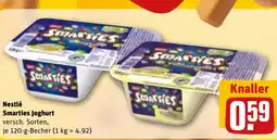 REWE DE Nestlé Smarties Joghurt tilbud