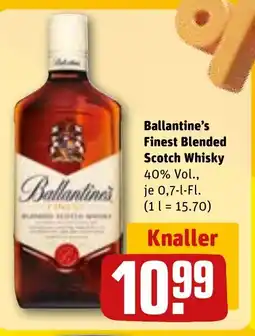 REWE DE Ballantine's Finest Blended Scotch Whisky tilbud
