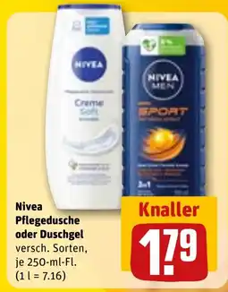 REWE DE NIVEA Pflegedusche oder Duschgel tilbud