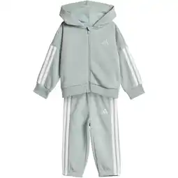 Sport 24 adidas 3-Stripes Full Zip Hood Joggingsæt Børn tilbud