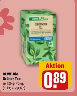 REWE DE REWE Bio Grüner Tee tilbud