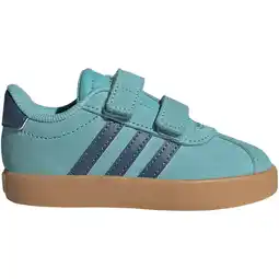 Sport 24 adidas VL Court 3.0 I Suede Velcro Sneakers Børn tilbud