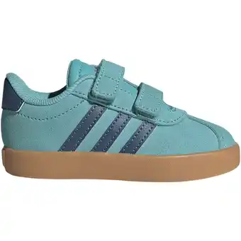 Sport 24 adidas VL Court 3.0 I Suede Velcro Sneakers Børn tilbud