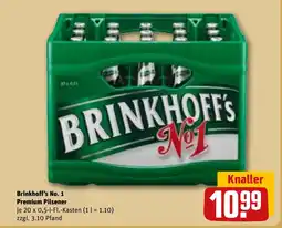 REWE DE Brinkhoff's No. 1 Premium Pilsener tilbud