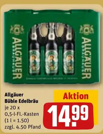 REWE DE Allgäuer Büble Edelbräu tilbud