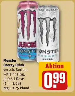 REWE DE Monster Energy Drink tilbud