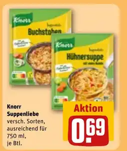 REWE DE Knorr Suppenliebe tilbud