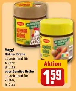 REWE DE Maggi Hühner Brühe oder Gemüse Brühe tilbud