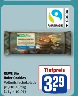 REWE DE REWE Bio Hafer Cookies tilbud