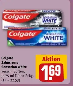 REWE DE Colgate Zahncreme Sensation White tilbud