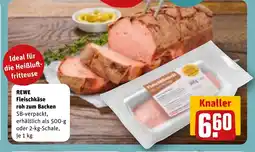 REWE DE REWE Fleischkäse roh zum Backen tilbud