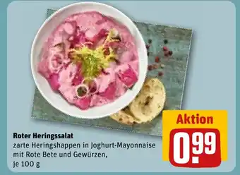 REWE DE Roter Heringssalat tilbud