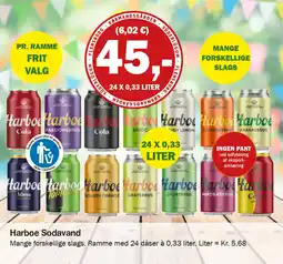 Købmandsgården Harboe Sodavand tilbud