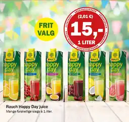 Købmandsgården Rauch Happy Day juice tilbud