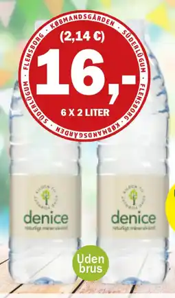 Købmandsgården Denice Kildevand tilbud