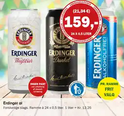 Købmandsgården Erdinger øl tilbud