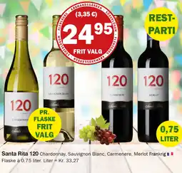 Købmandsgården Santa Rita 120 tilbud