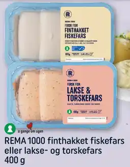 REMA 1000 REMA 1000 finthakket fiskefars eller lakse- og torskefars tilbud