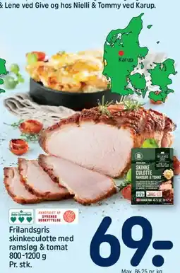REMA 1000 Frilandsgris skinkeculotte med ramsløg & tomat tilbud