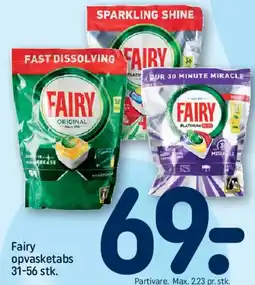 REMA 1000 Fairy opvasketabs tilbud