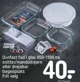 REMA 1000 Ovnfast fad i glas tilbud