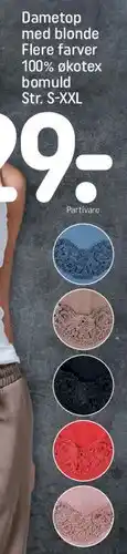 REMA 1000 Dametop med blonde tilbud