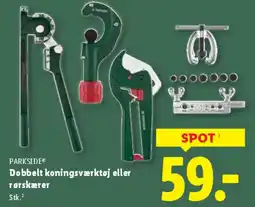 Lidl Dobbelt konisk værktøj eller rørskærer tilbud