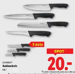 Lidl Køkkenkniv (sæt) tilbud