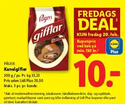 Lidl Kanelgifler (Fredags Deal) tilbud