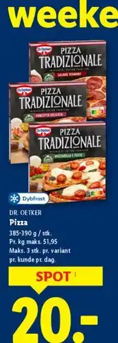 Lidl Pizza Tradizionale tilbud