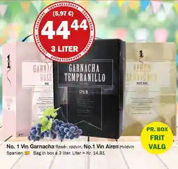 Købmandsgården No. 1 Vin Garnacha tilbud