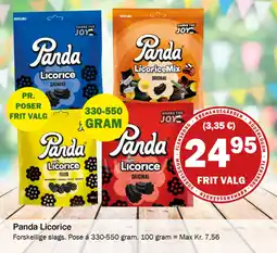 Købmandsgården Panda Licorice tilbud
